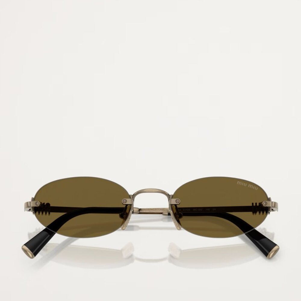 NEW MIU MIU MUA54S 26C09Z  SUNGLASSES WOMEN EYEWEAR MIU MIU MU A54S 26C09Z - Picture 2 of 4